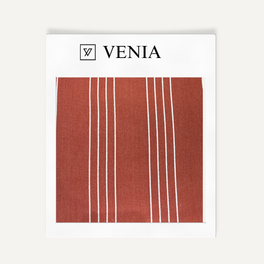 Vision Stripes Fabric - Red