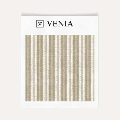 Tonal Stripe Fabric - Beige