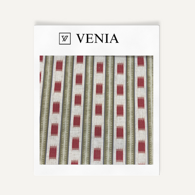 Colonial Stripe – Crimson
