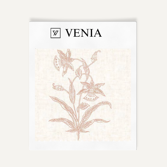 Botanica Study Fabric – Blush Pink