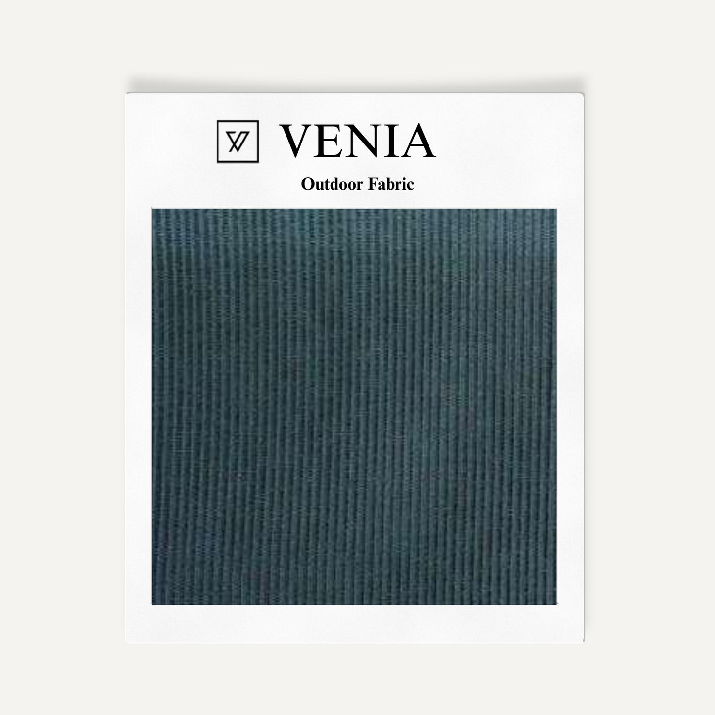 Outdoor Cord Fabric - Petrol Blue