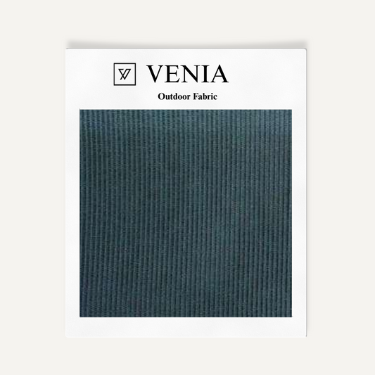 Outdoor Cord Fabric - Petrol Blue
