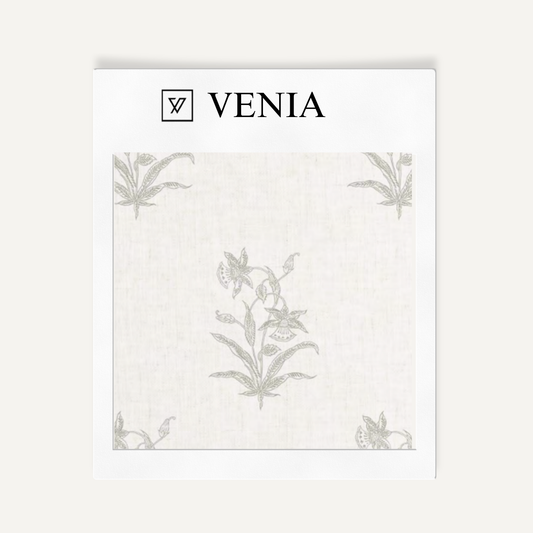 Botanica Study Fabric – Grey
