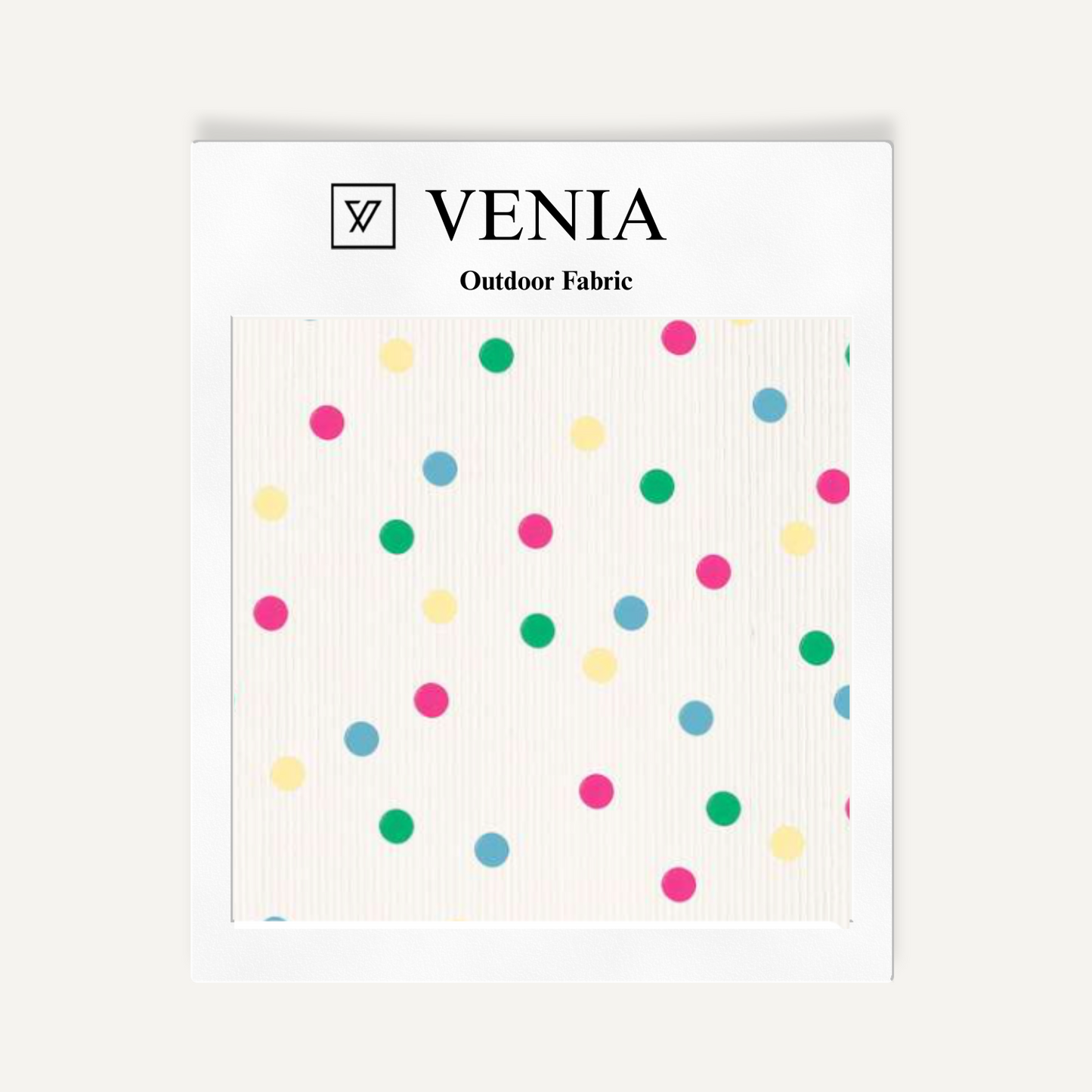 Outdoor Printed Fabric - Polka Dots