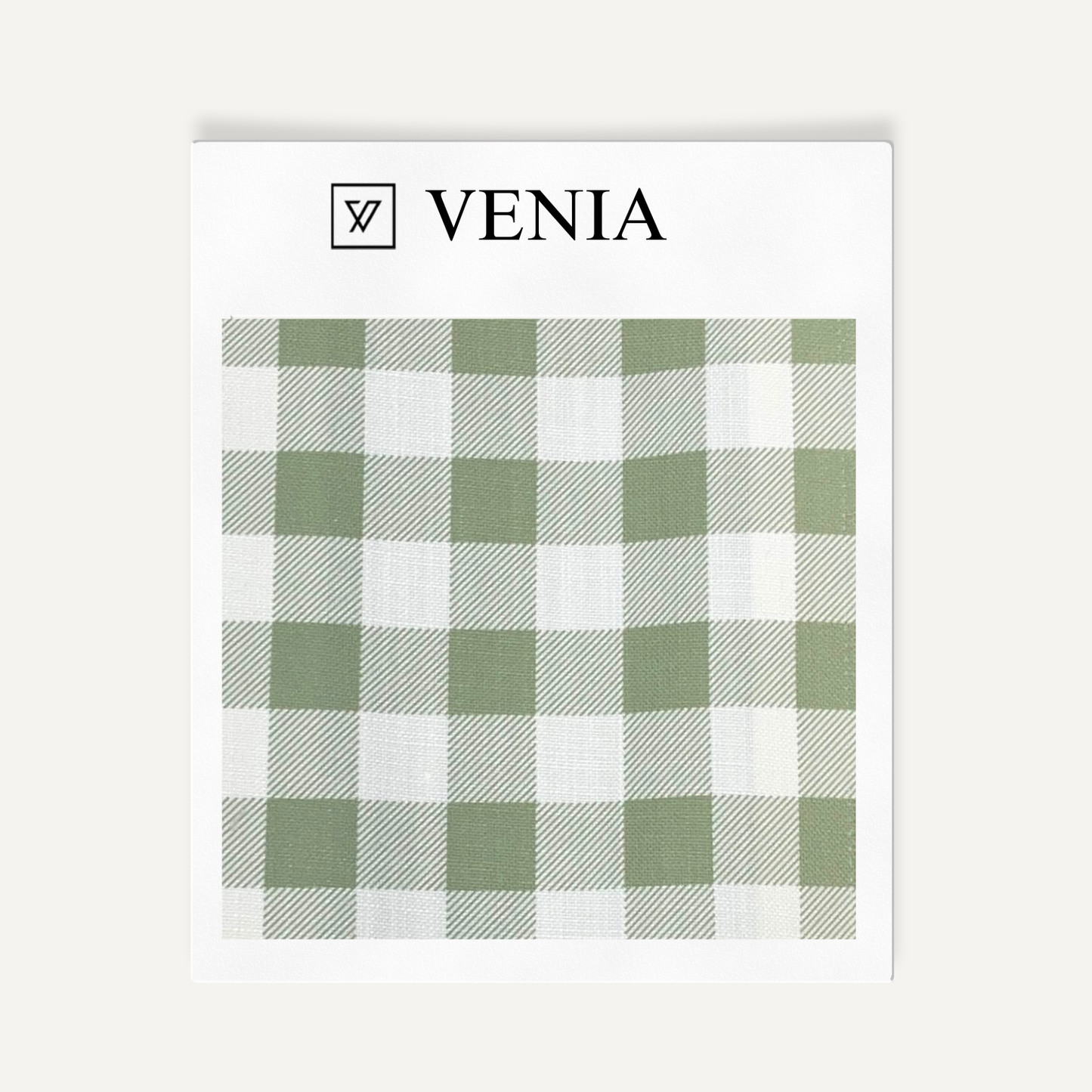 Picnic Check Fabric - Sage Green