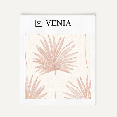 Palm Vista Fabric – Blush