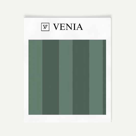 Atelier Stripe Velvet Fabric - Forest Mix