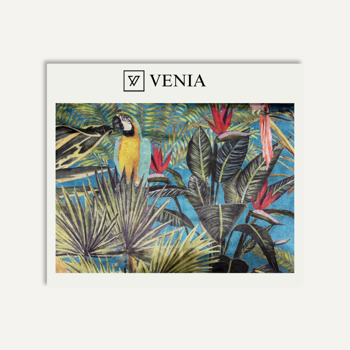 Rainforest Canopy Fabric – Azure