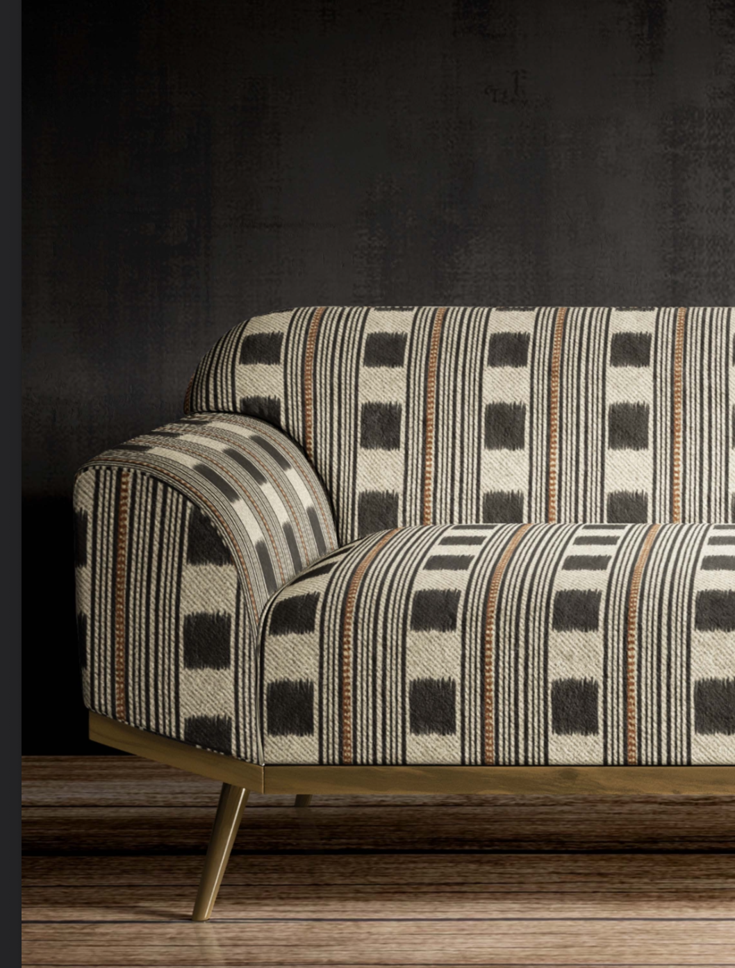 Chelsea Fabric – Charcoal