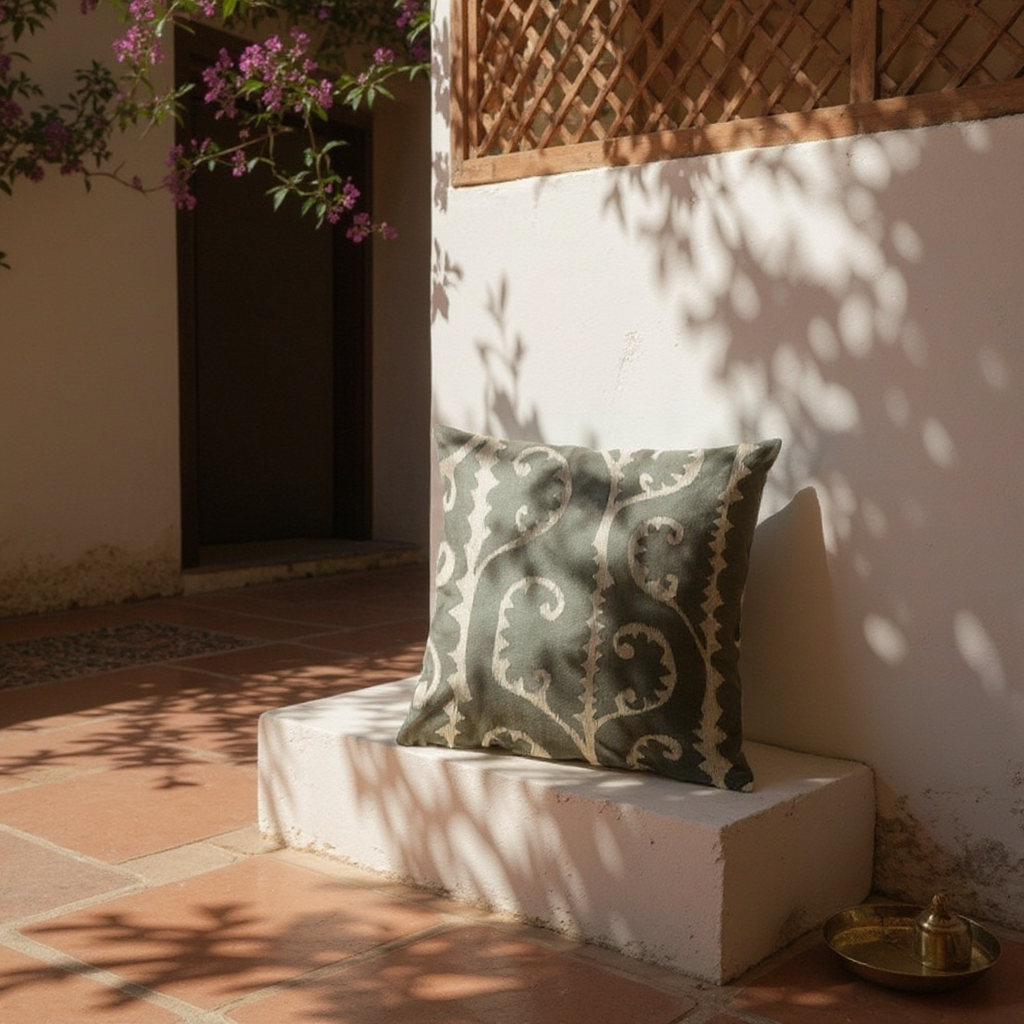 Scrollwork Cushion