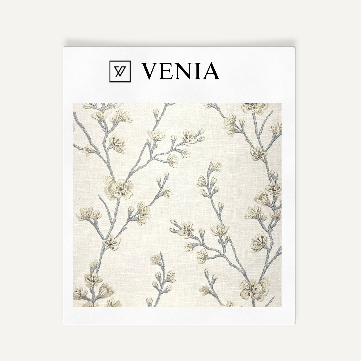 Estate Blossom Fabric - Ivory