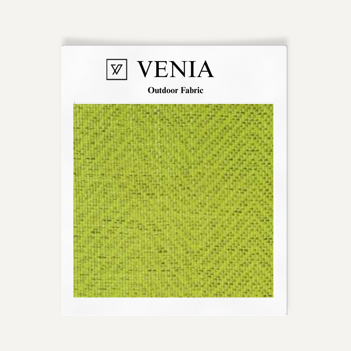 Chevron Weave Outdoor Fabric - Light Green