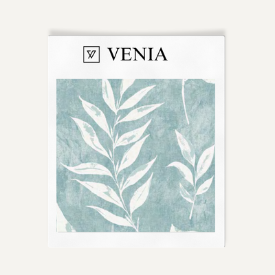 Verdant Trail Fabric – Aqua