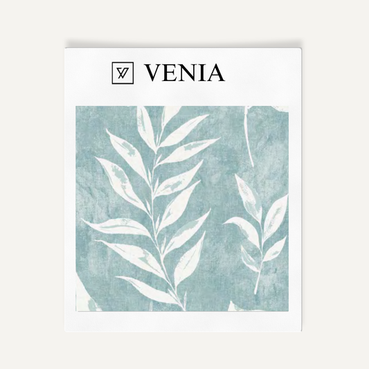 Verdant Trail Fabric – Aqua