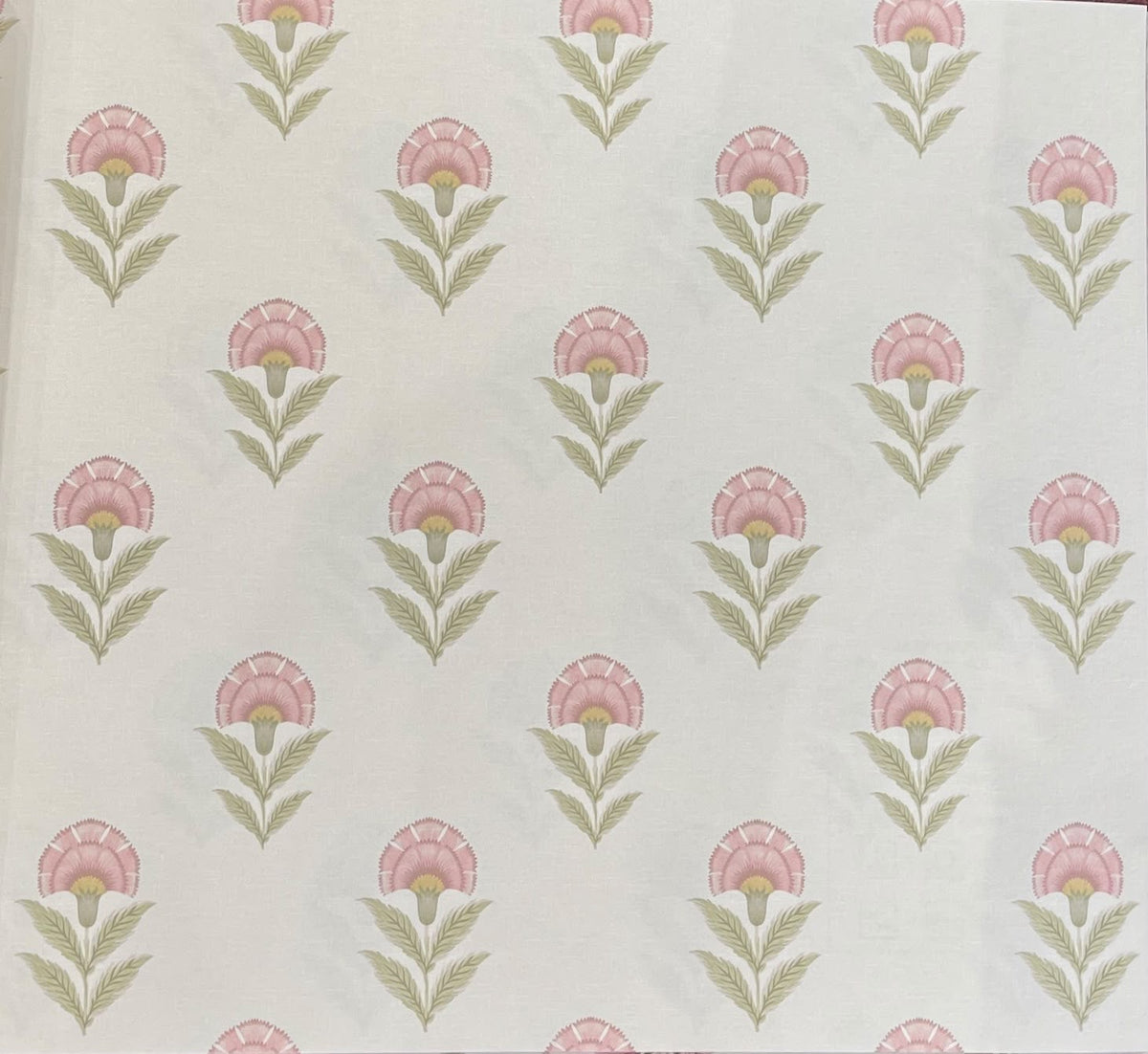 Carnation Buti Wallpaper – Soft Pink