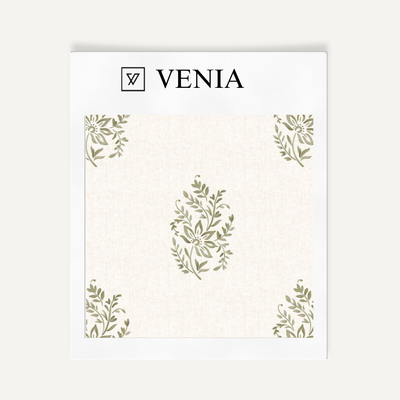 Meadow Buta Fabric – Olive