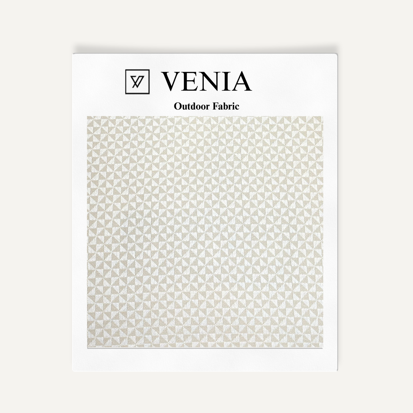 Mosaic Ivory Outdoor Fabric