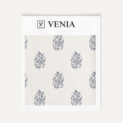 Meadow Buta Fabric – Indigo