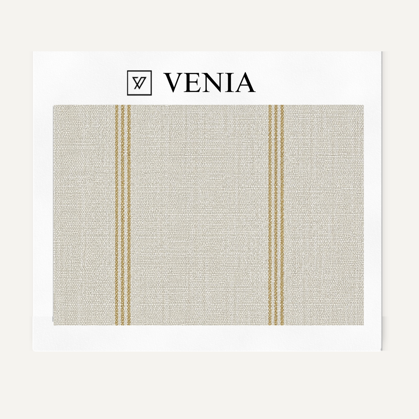 Oslo Stripe Fabric - Ochre