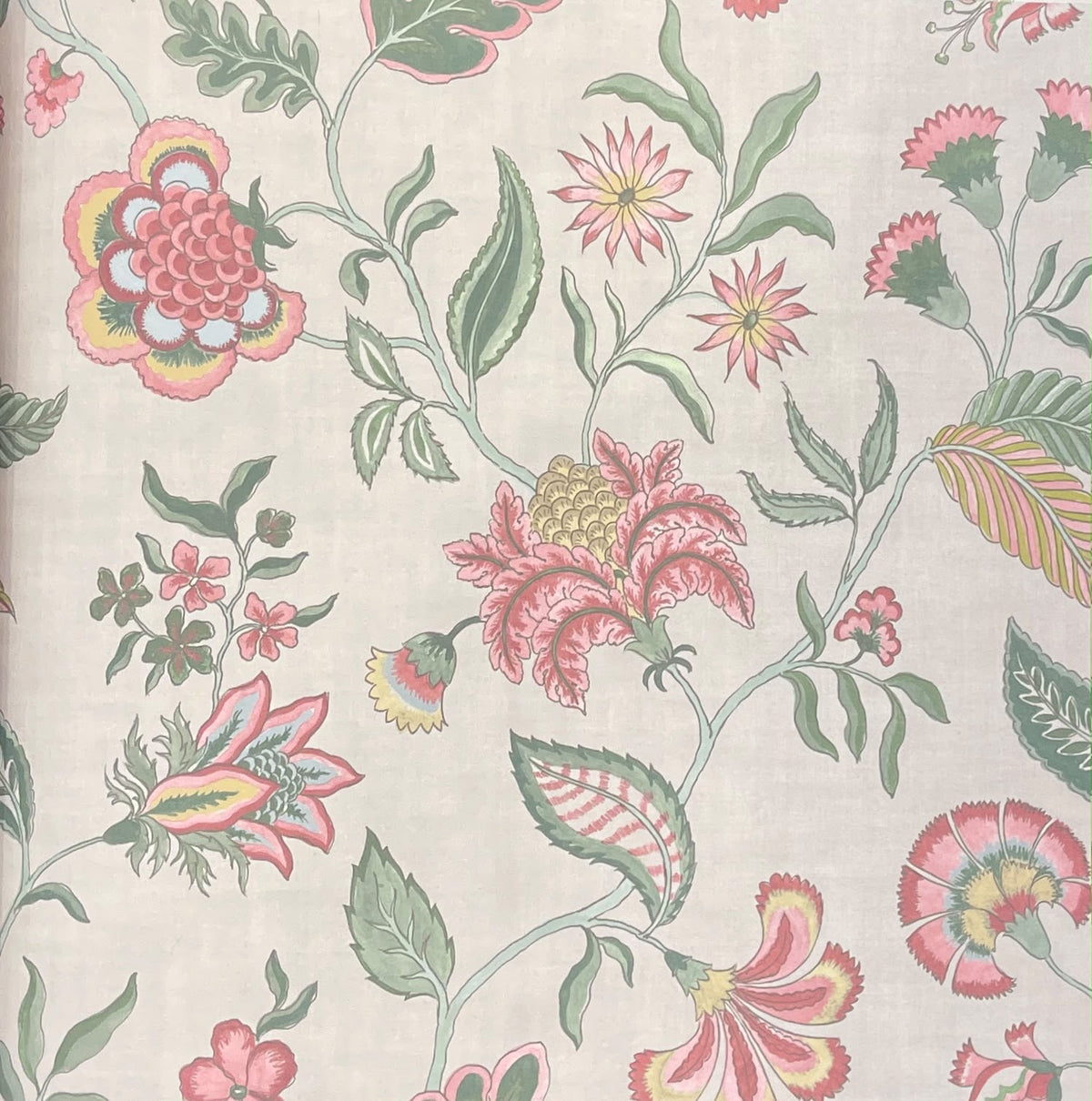 Chintz Garden Wallpaper – Ivory Blush