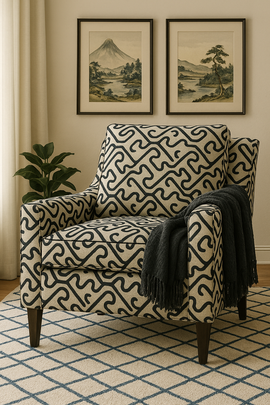 Midnight Maze Fabric