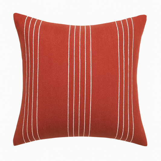 Vision Stripes Fabric - Red