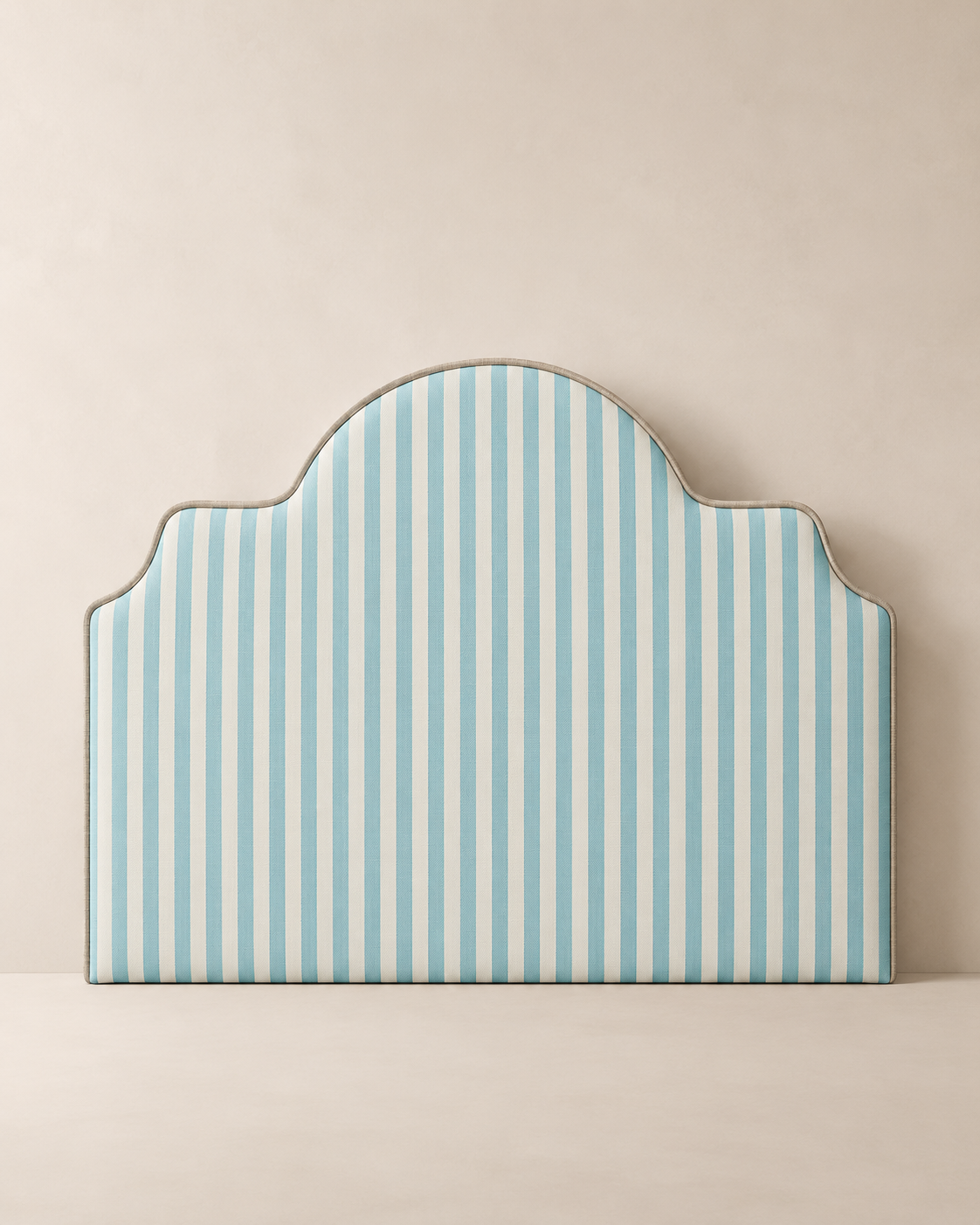 Classic Stripe Fabric - Sky Blue