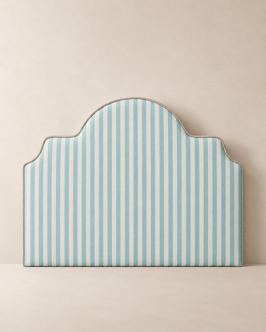 Classic Stripe Fabric - Sky Blue
