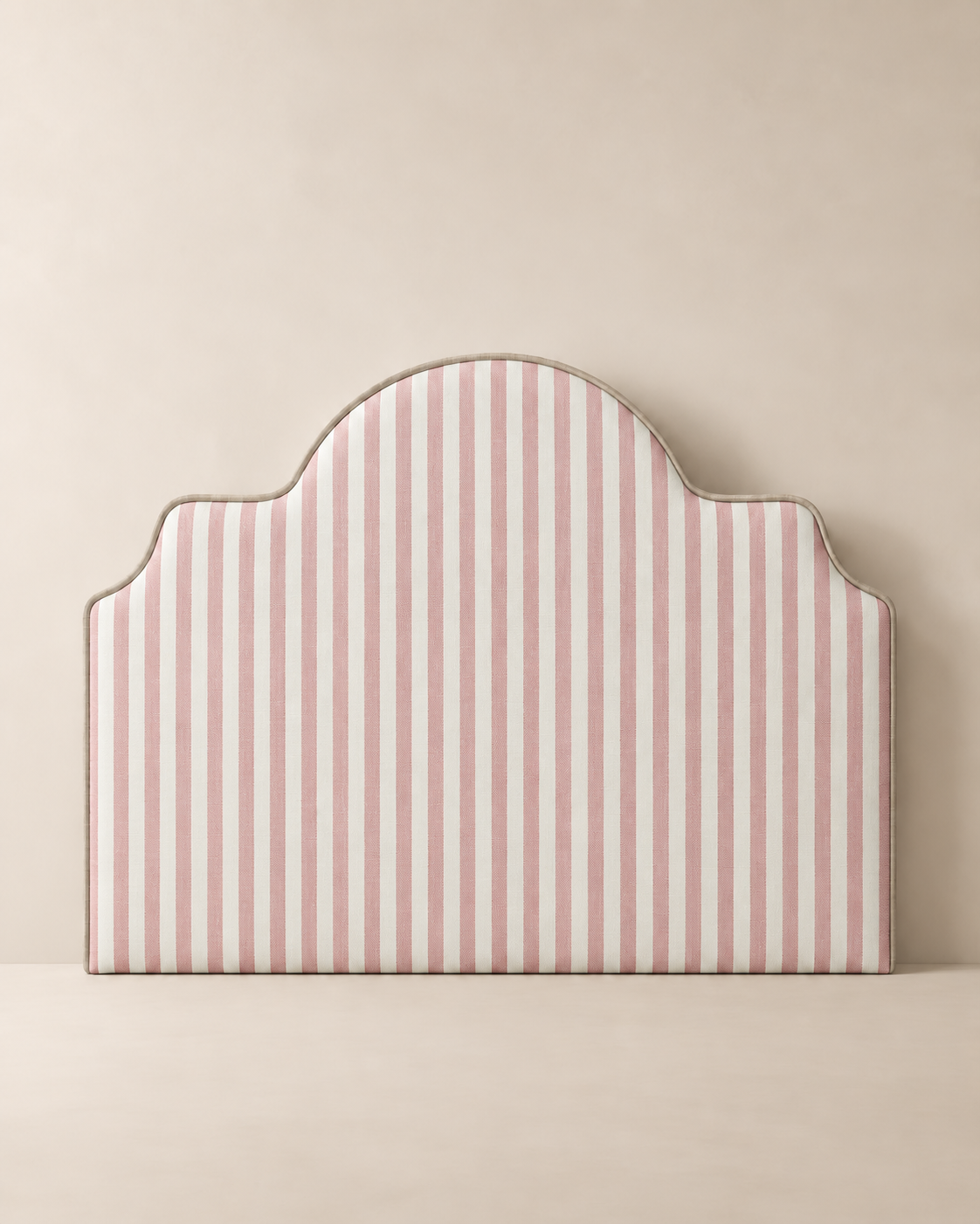 Classic Stripe Fabric - Blush Pink