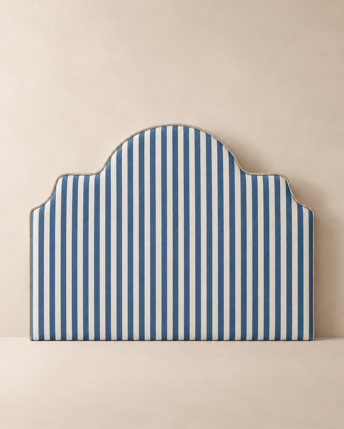 Classic Stripe Fabric - Navy Blue