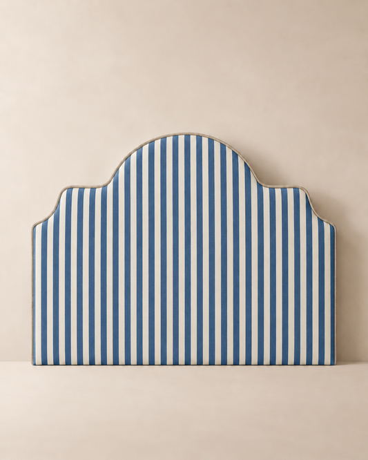 Classic Stripe Fabric - Navy Blue