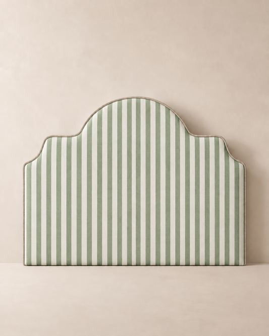 Classic Stripe Fabric - Sage Green