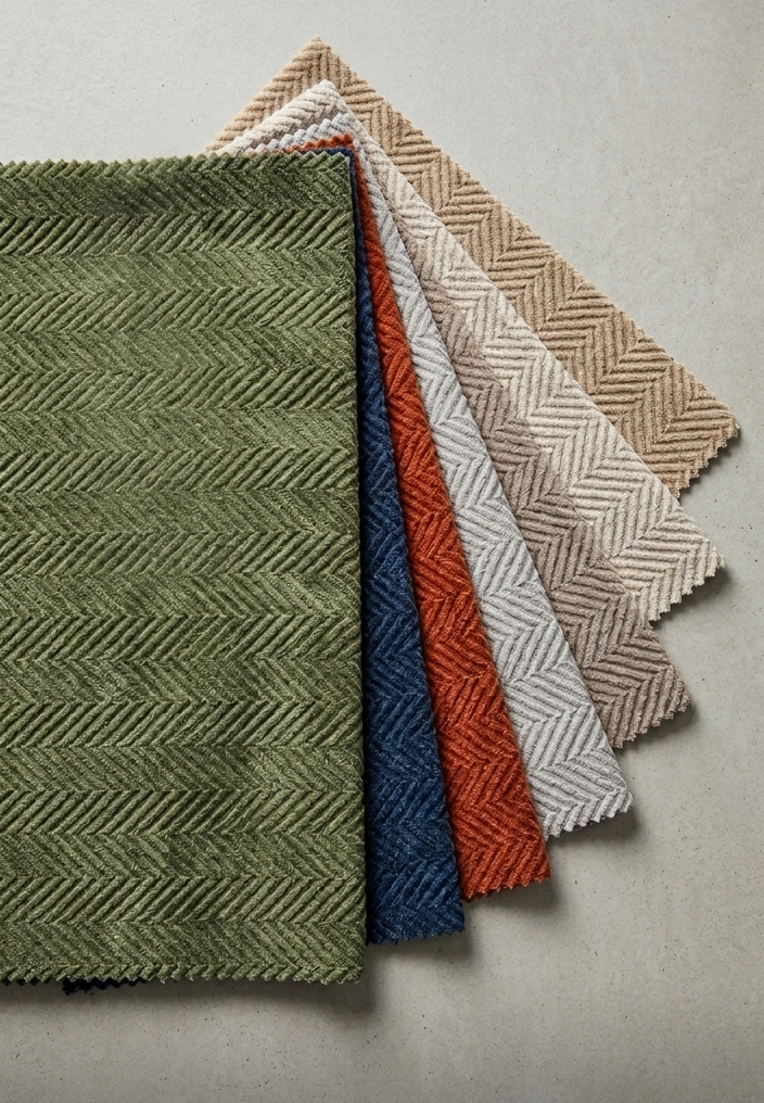 Textured Chevron fabric range – interior detail | Venia Home