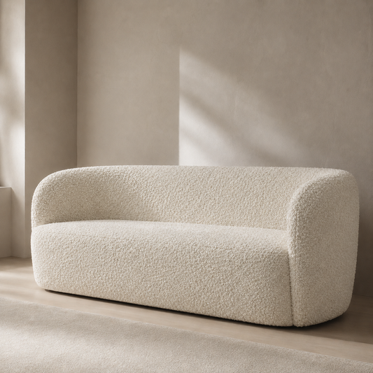 Performance Bouclé Fabric - Off-white