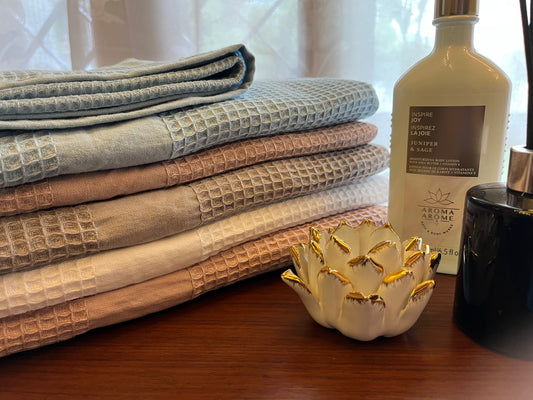 Ella Waffle Hand Towel