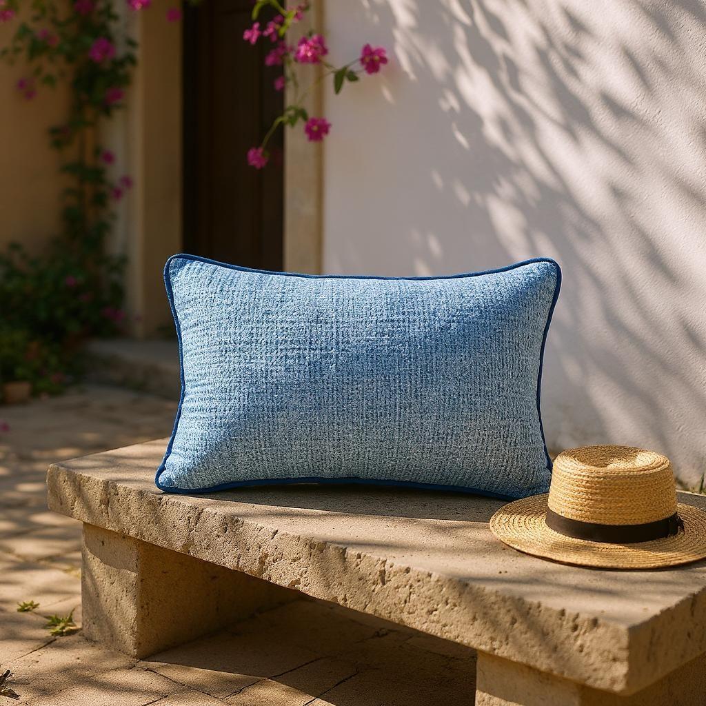 Indigo Weave Cushion
