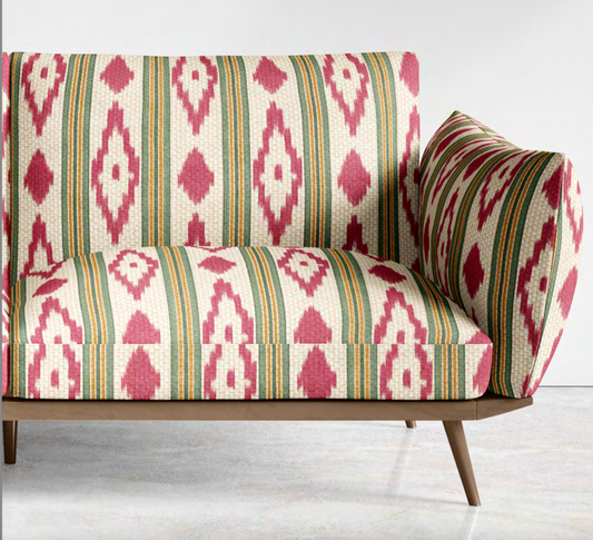 Caravan Trail Fabric – Rose Pink