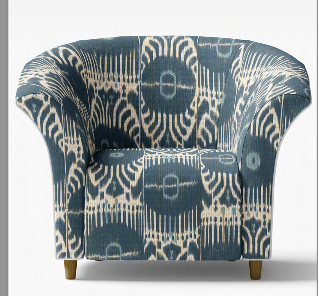 Mystic Eye Fabric – Indigo