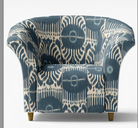 Mystic Eye Fabric – Indigo