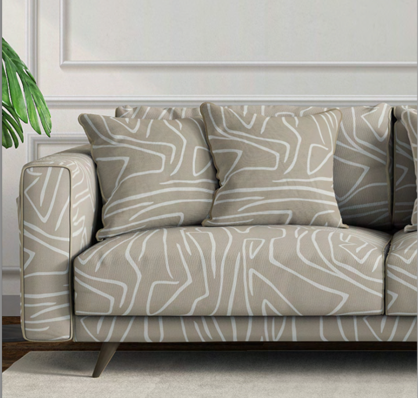 Contour Velvet Fabric - Driftwood