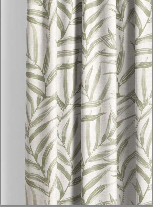 Palm Sketch Fabric – Olive