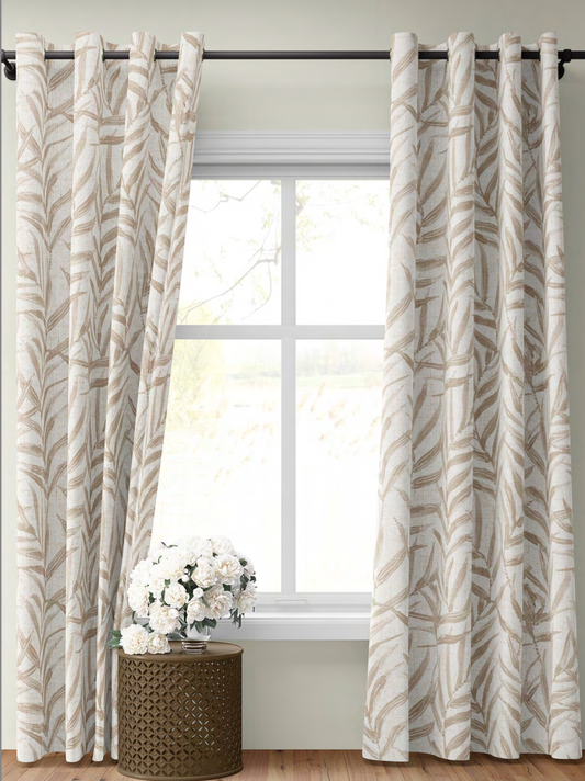 Palm Sketch Fabric – Sand