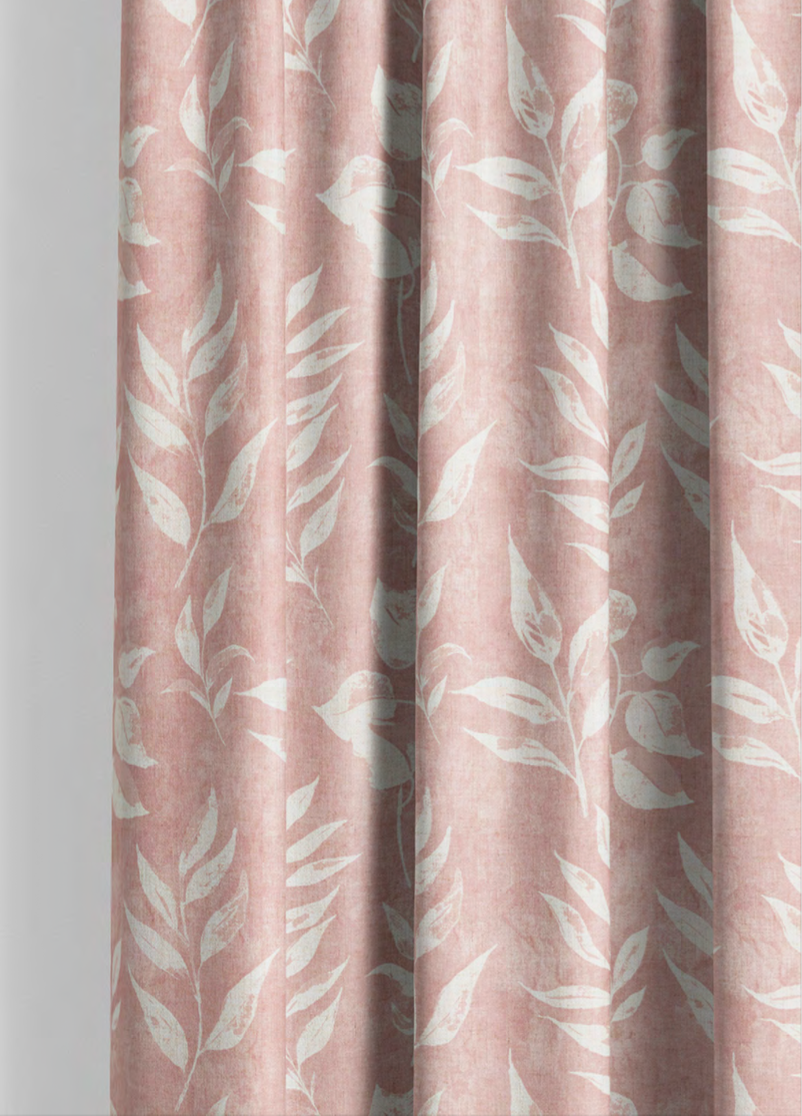 Verdant Trail Fabric – Blush