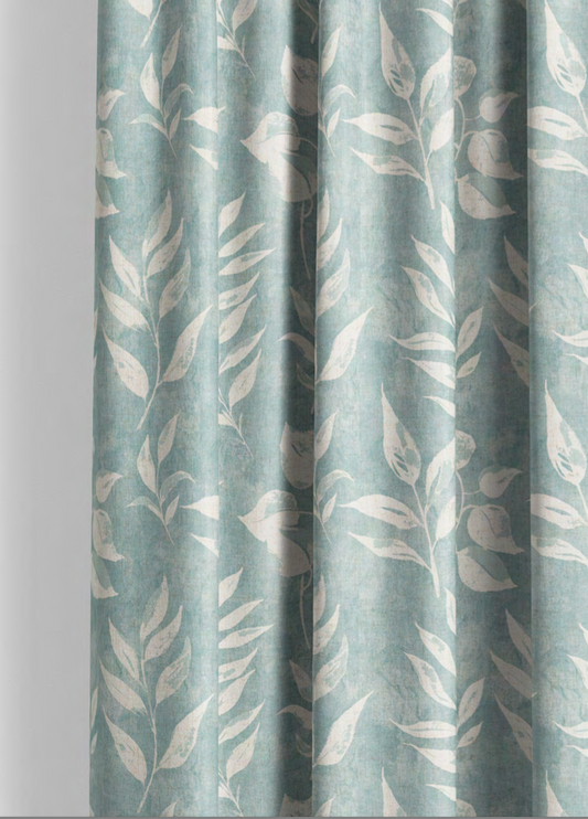 Verdant Trail Fabric – Aqua