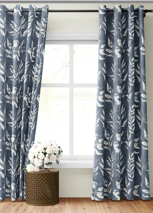 Verdant Trail Fabric – Indigo