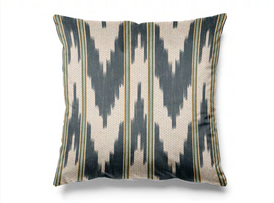 Linear Wave Fabric – Indigo