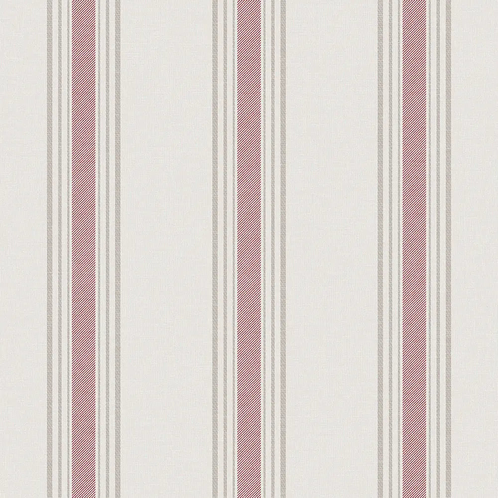 Pavilion Stripe Wallpaper - Pink