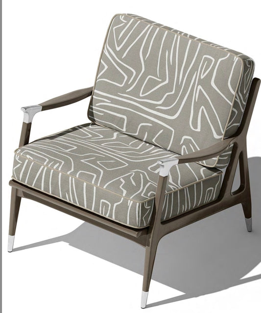 Contour Velvet Fabric - Grey