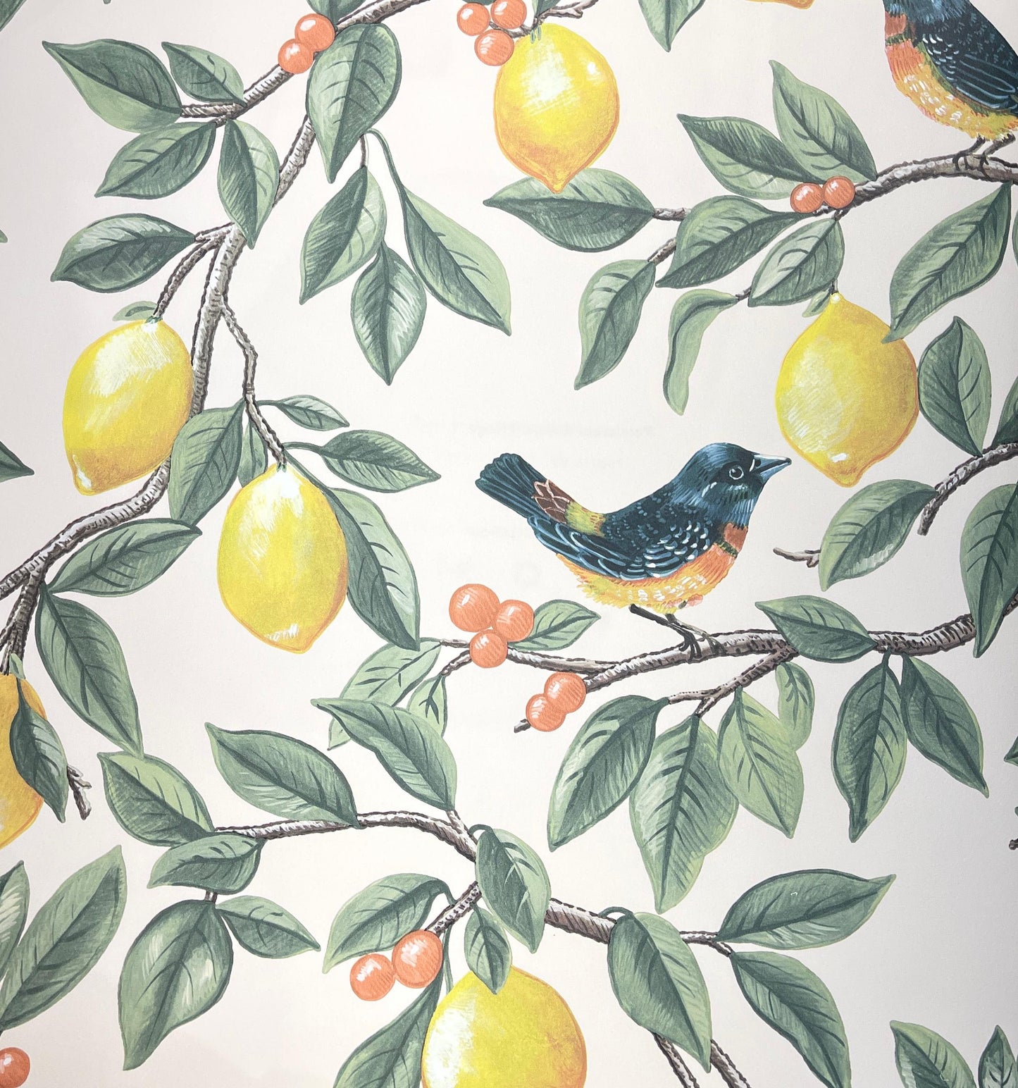 Amalfi Citrus Wallpaper – Ivory