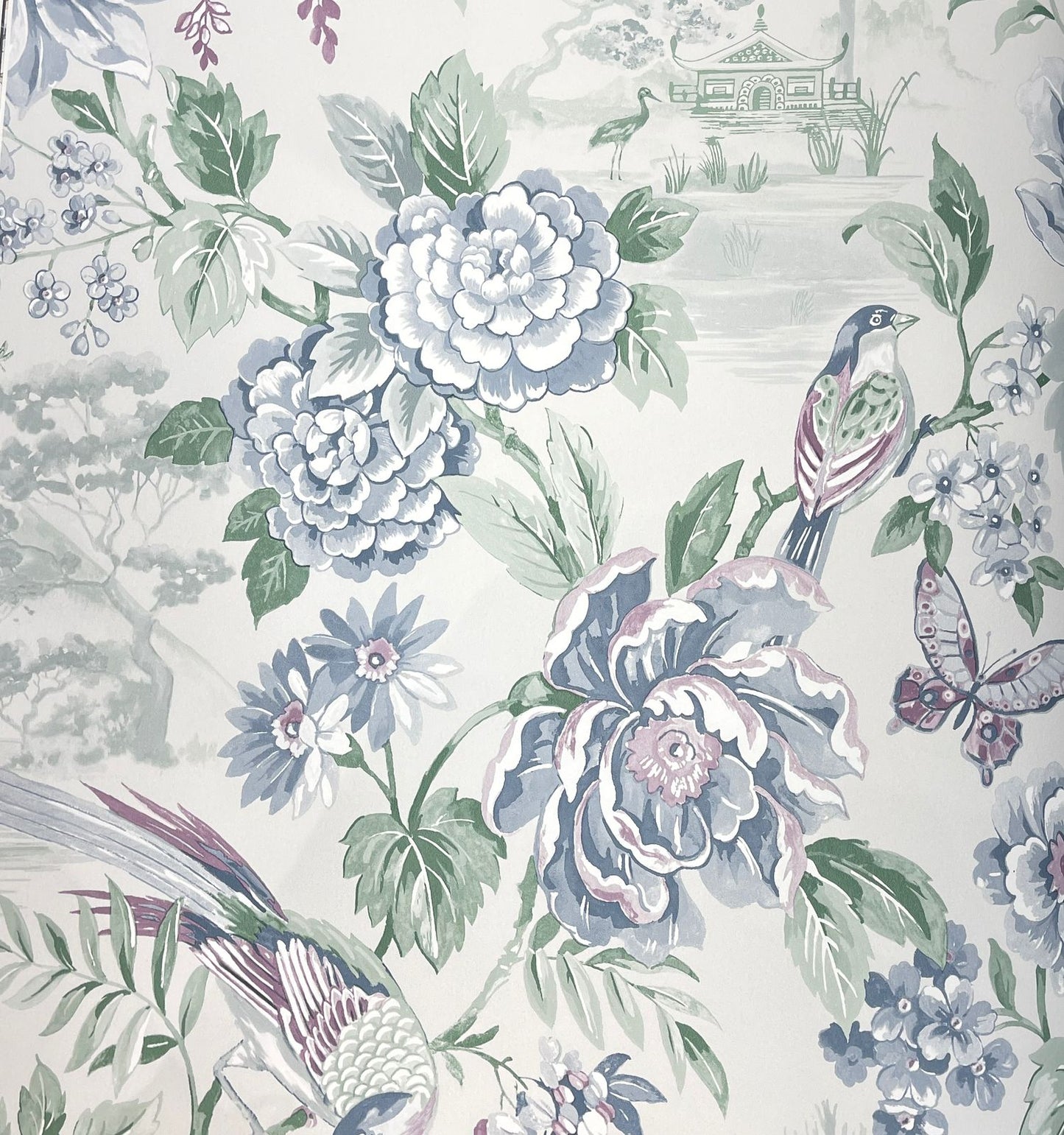 Lilac Chinoiserie Wallpaper